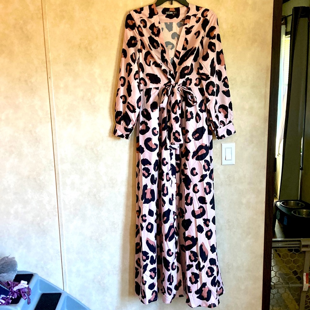 Chic me animal print dress